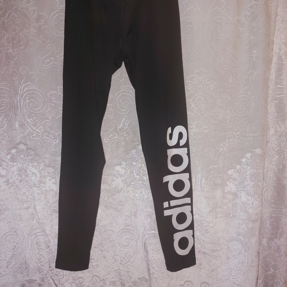 Adidas Kids Black Leggings Size S